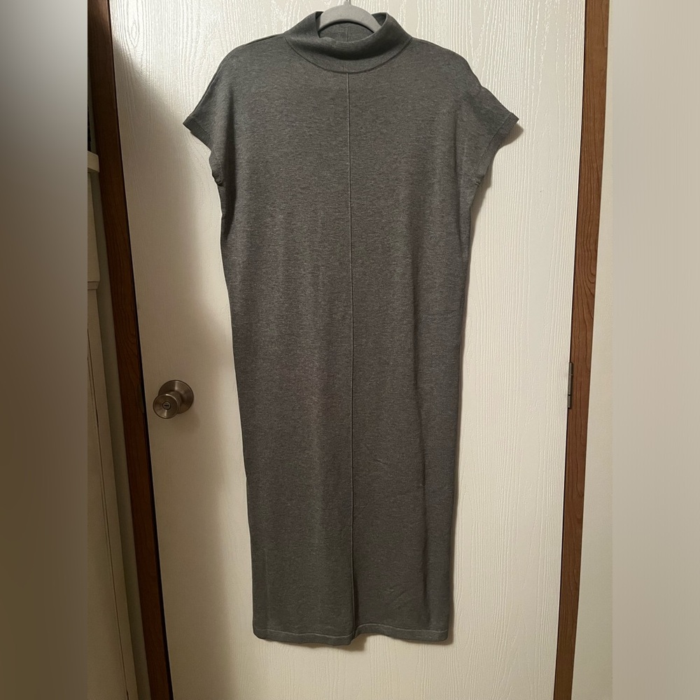 Weekend Max Mara Silk Blend Mock-neck Midi Sweater Dress Size XS